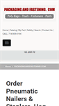 Mobile Screenshot of packagingandfastening.com