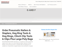Tablet Screenshot of packagingandfastening.com